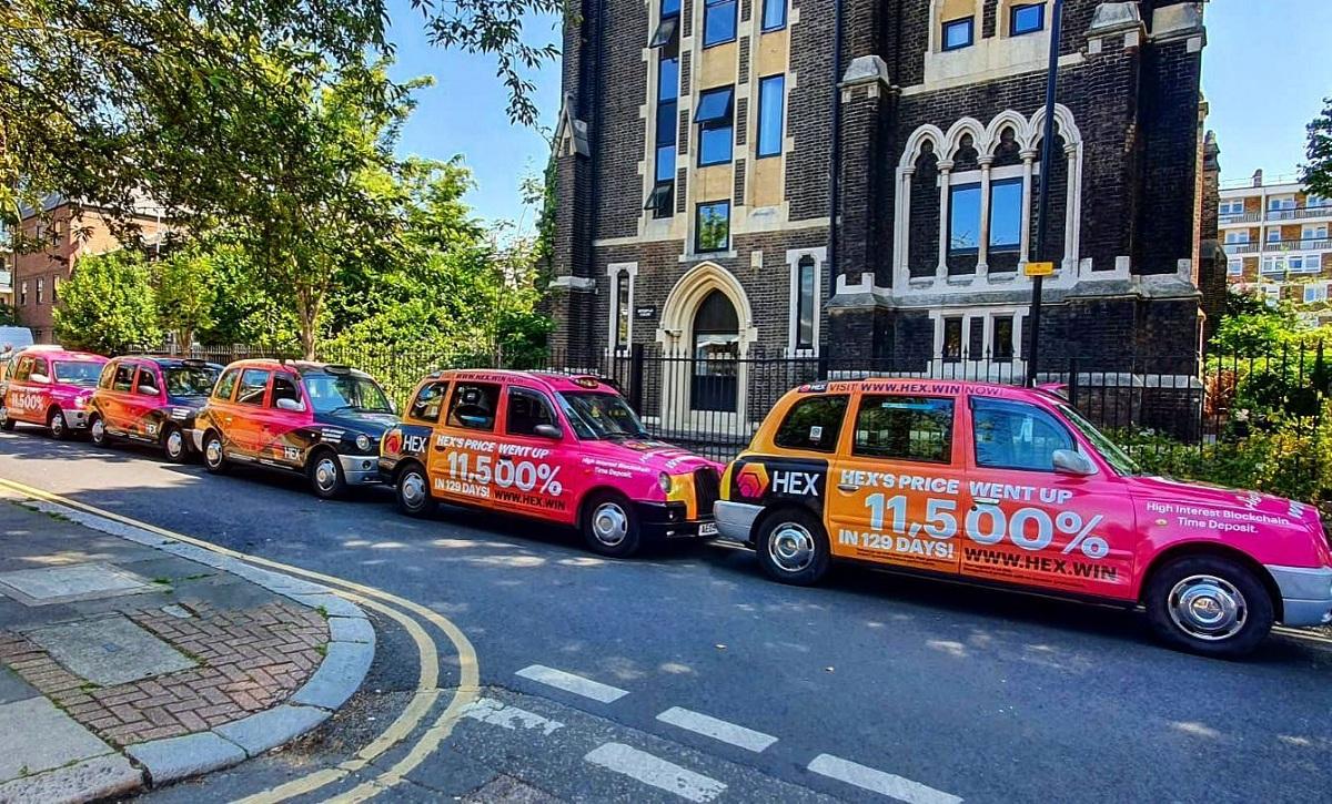 HEX taxis in London