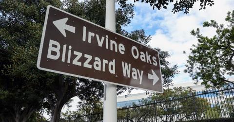 Activision Blizzard street sign