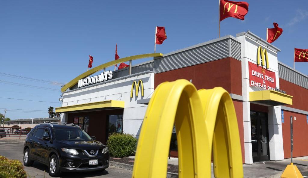 McDonald's fast food restaurant exterior