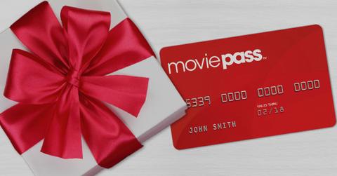 A MoviePass card and box