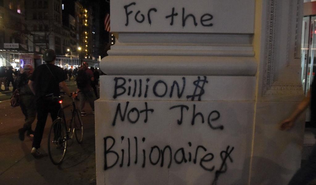 billionaire graffiti