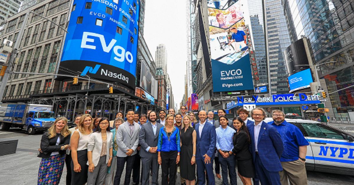 EVgo's Nasdaq listing