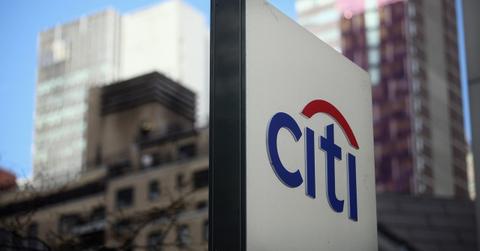 Citigroup sign