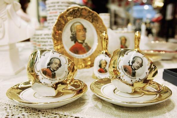 Mozart antique dishware set