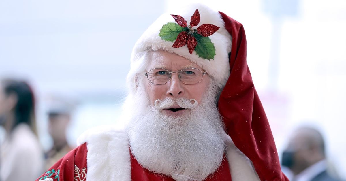 A person in Santa costume