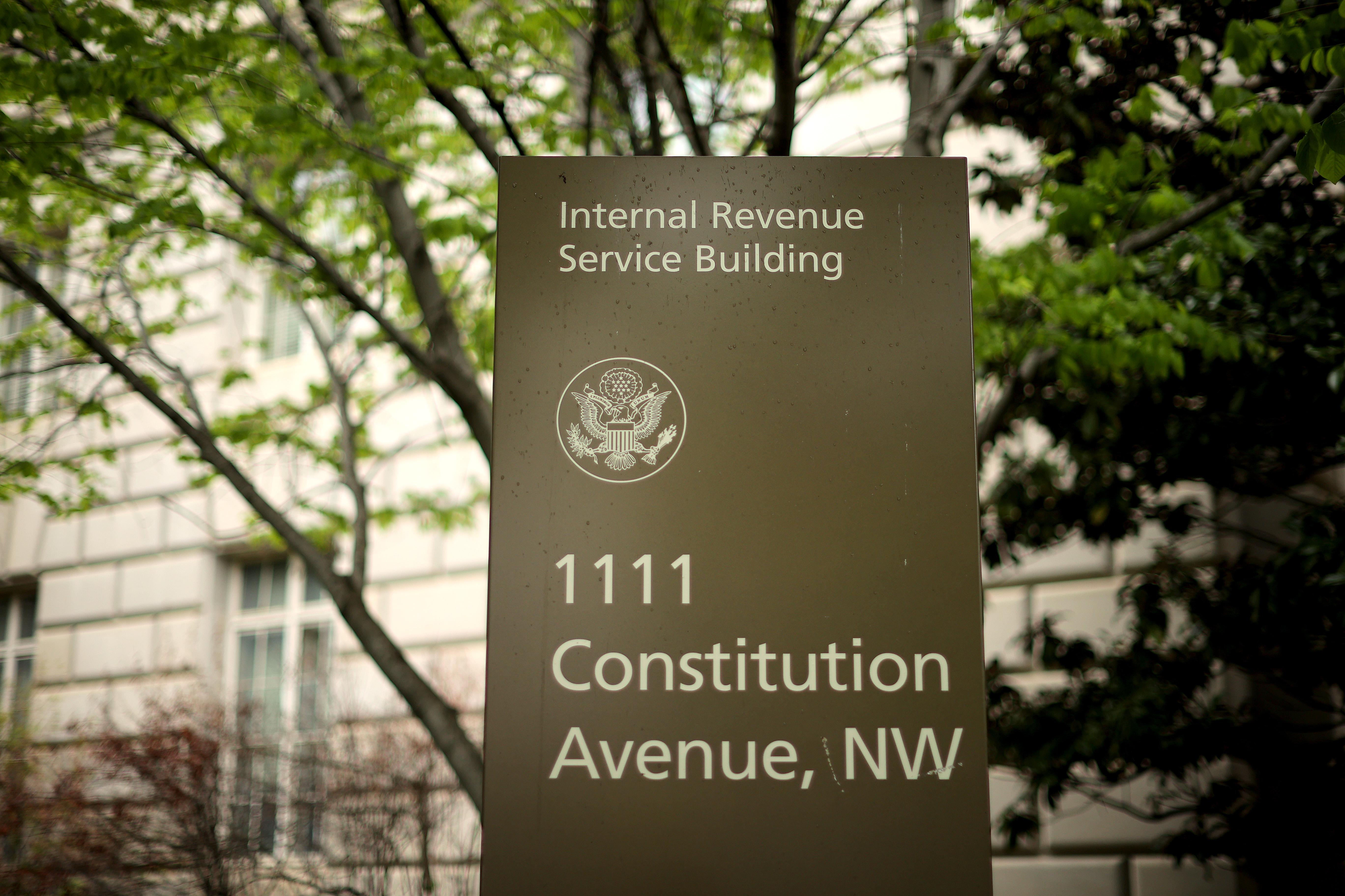 IRS sign