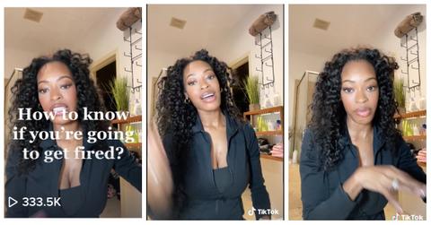 TikToker shares signs that tell you're about to be fired