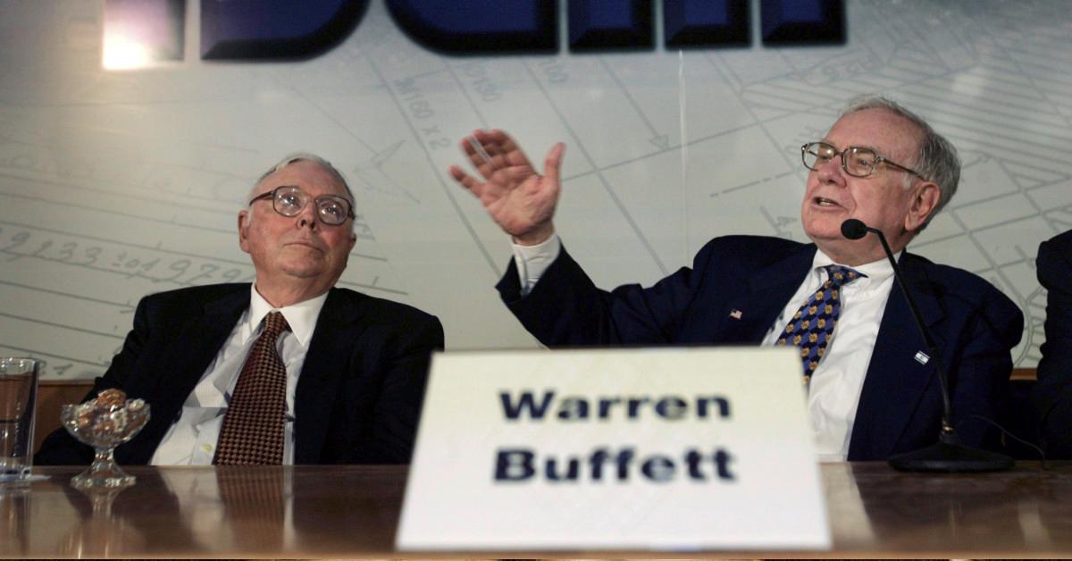 Charlie Munger with Warren Buffett