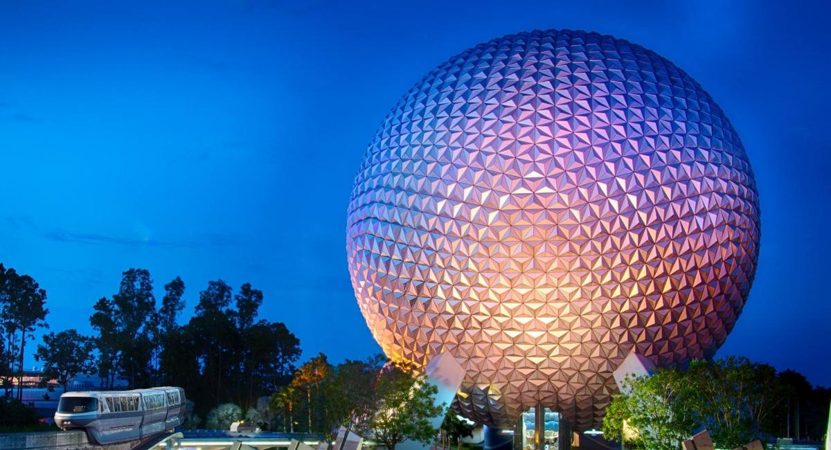 The Spaceship Earth geosphere at EPCOT is an iconic part of Disney World. 