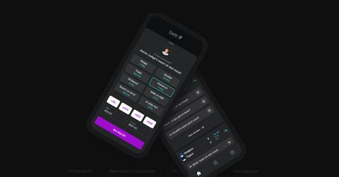 Betr app on two smartphones