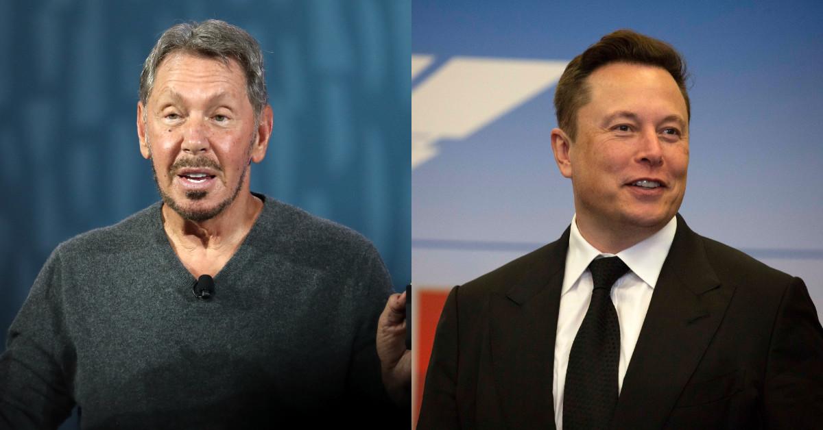 Larry Ellison and Elon Musk