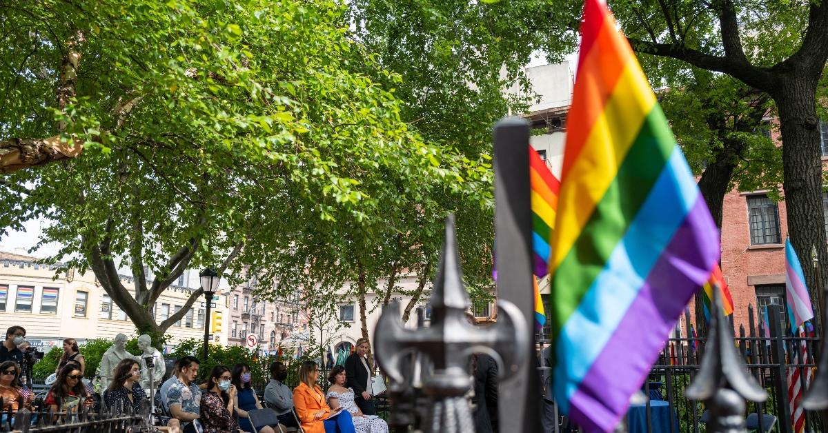 Naturalization ceremony held at Stonewall In NYC in recognition of Pride Month