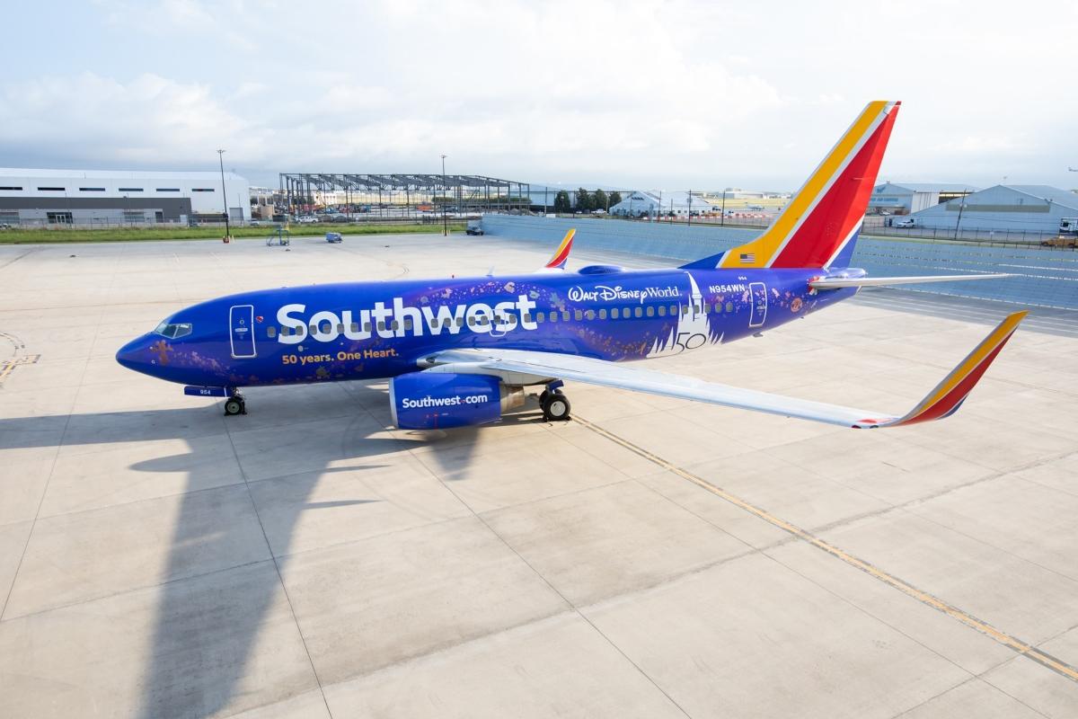 A Southwest airplane