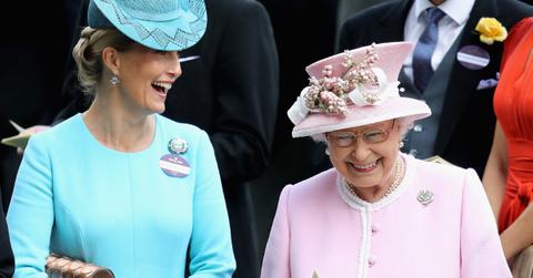 Sophie, Duchess of Edinburgh, with Queen Elizabeth II