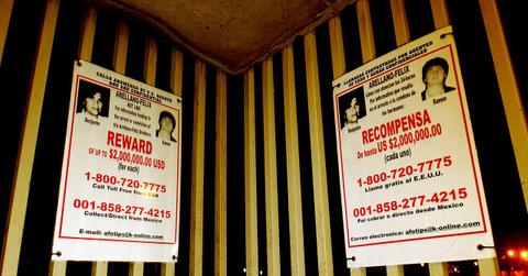 Wanted posters for the Arellano Felix brothers