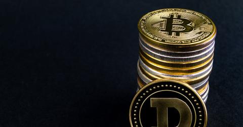 Dogecoin and Bitcoin tokens