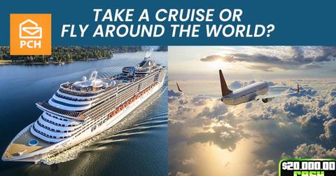 Publishers Clearing House logo and contest advertisement