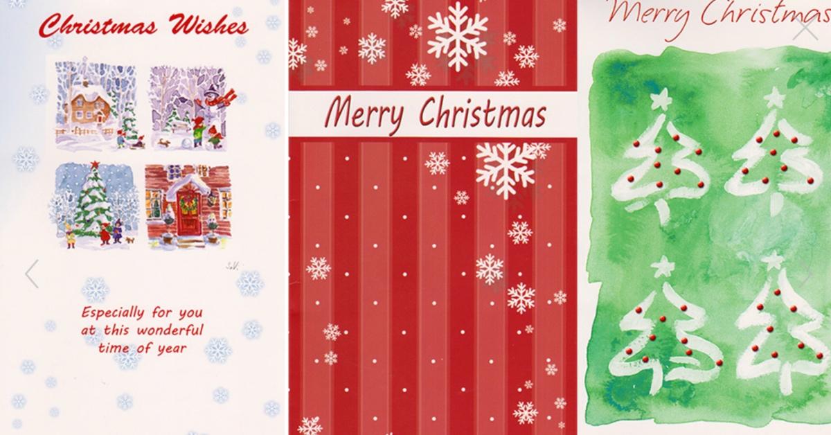 Christmas greeting cards from DollarDays