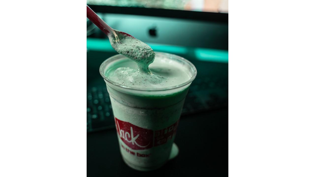 Jack in the Box Mint Mobile Shake