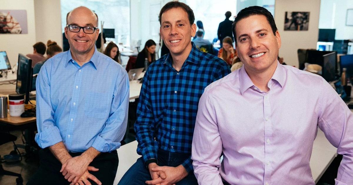 Axios founders Mike Allen, Jim VandeHei, and Roy Schwartz