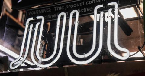 Juul neon sign
