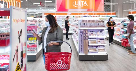 People shopping in a Target store