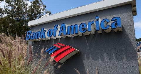 Bank of America sign