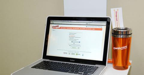 Chegg search on laptop 2009 event