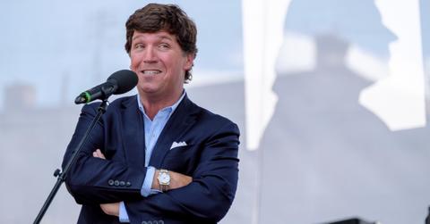 Tucker Carlson speaking at Mathias Corvinus Collegium (MCC) Feszt