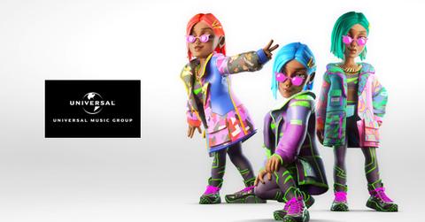 Universal Music Group logo and Genies avatars