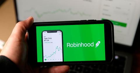 Robinhood on a smartphone