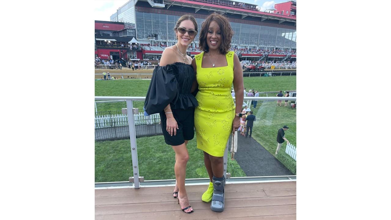 gayle king foot injury