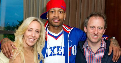 Marjorie and Josh Harris with Allen Iverson
