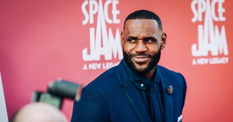 LeBron James at Space Jam premier