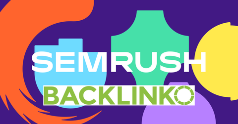 Semrush logo and Backlinko logo