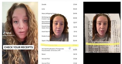 TikToker @julesakajuliataylor warned about the Walmart receipt scam