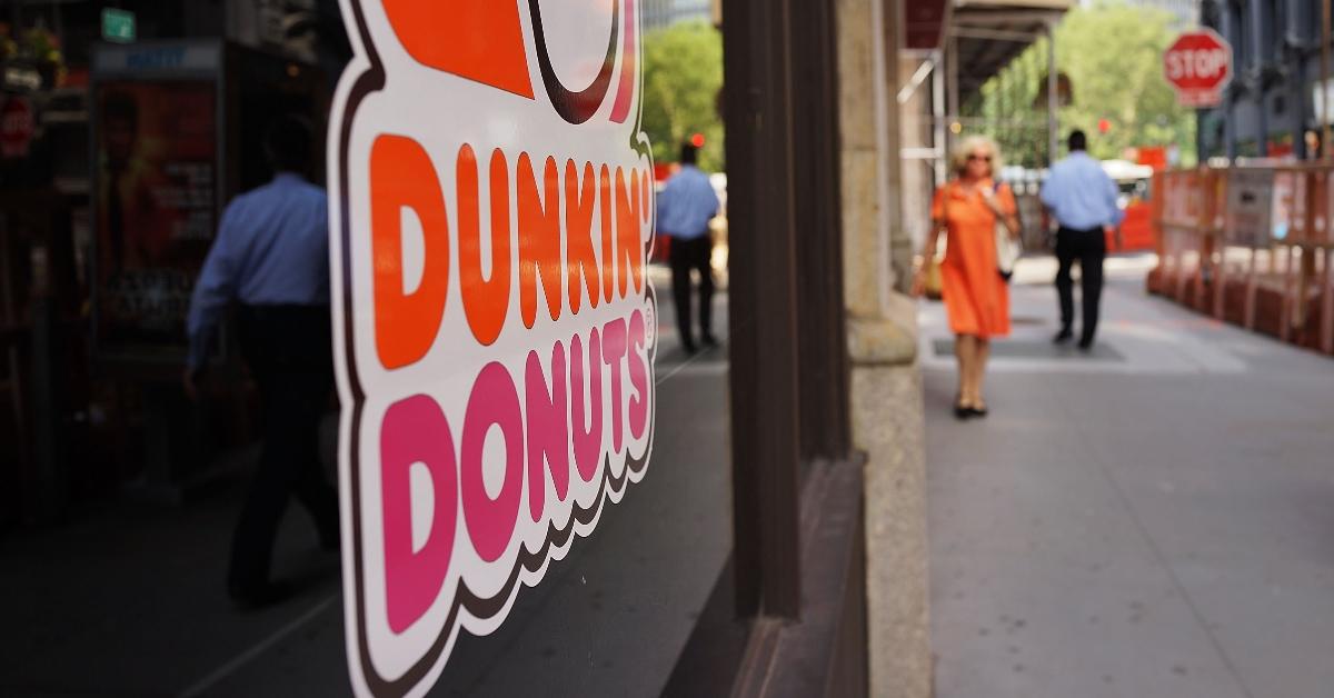 Dunkin' storefront 