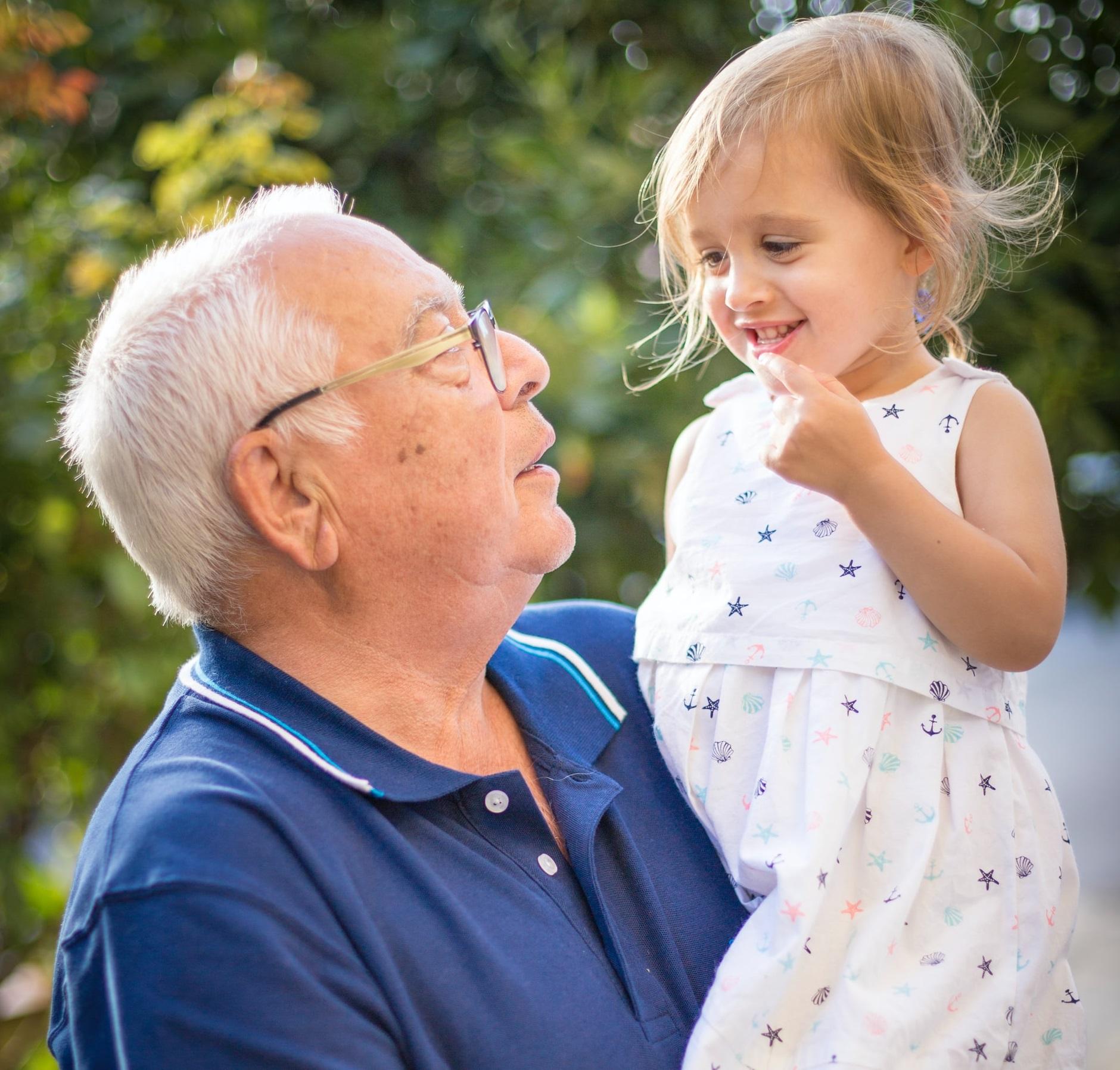 Grandparent and grandchild