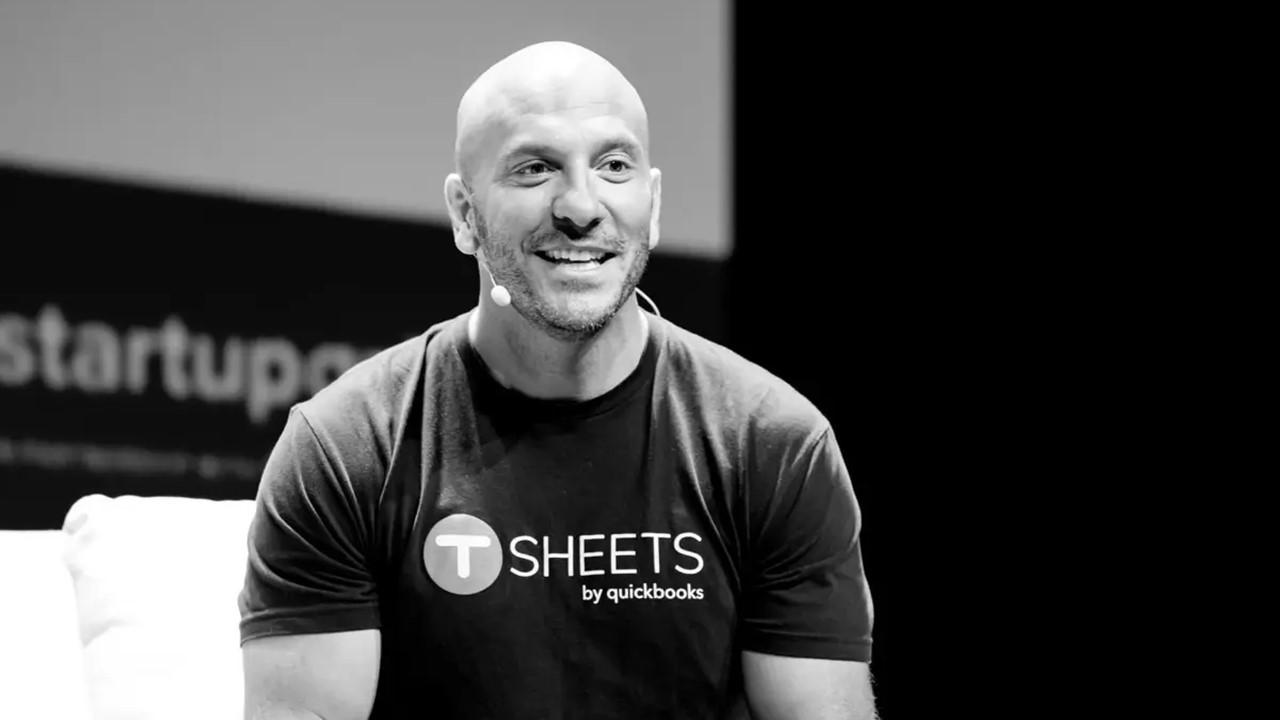 Matt Rissell in a black TSheets t-shirt