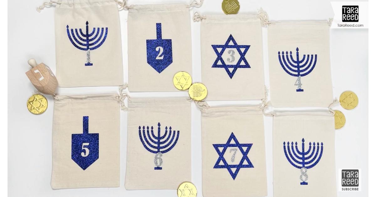 DIY Hanukkah gift bags