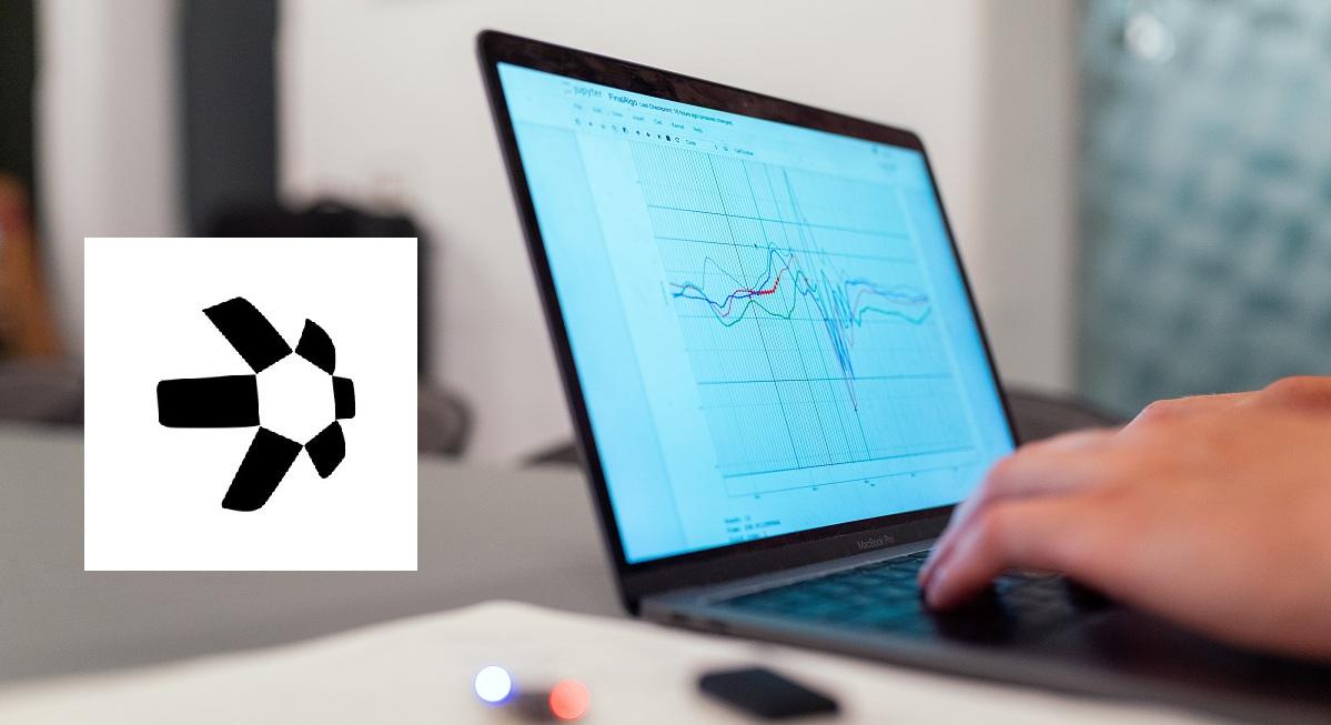 Laptop displaying graphs of boxing data