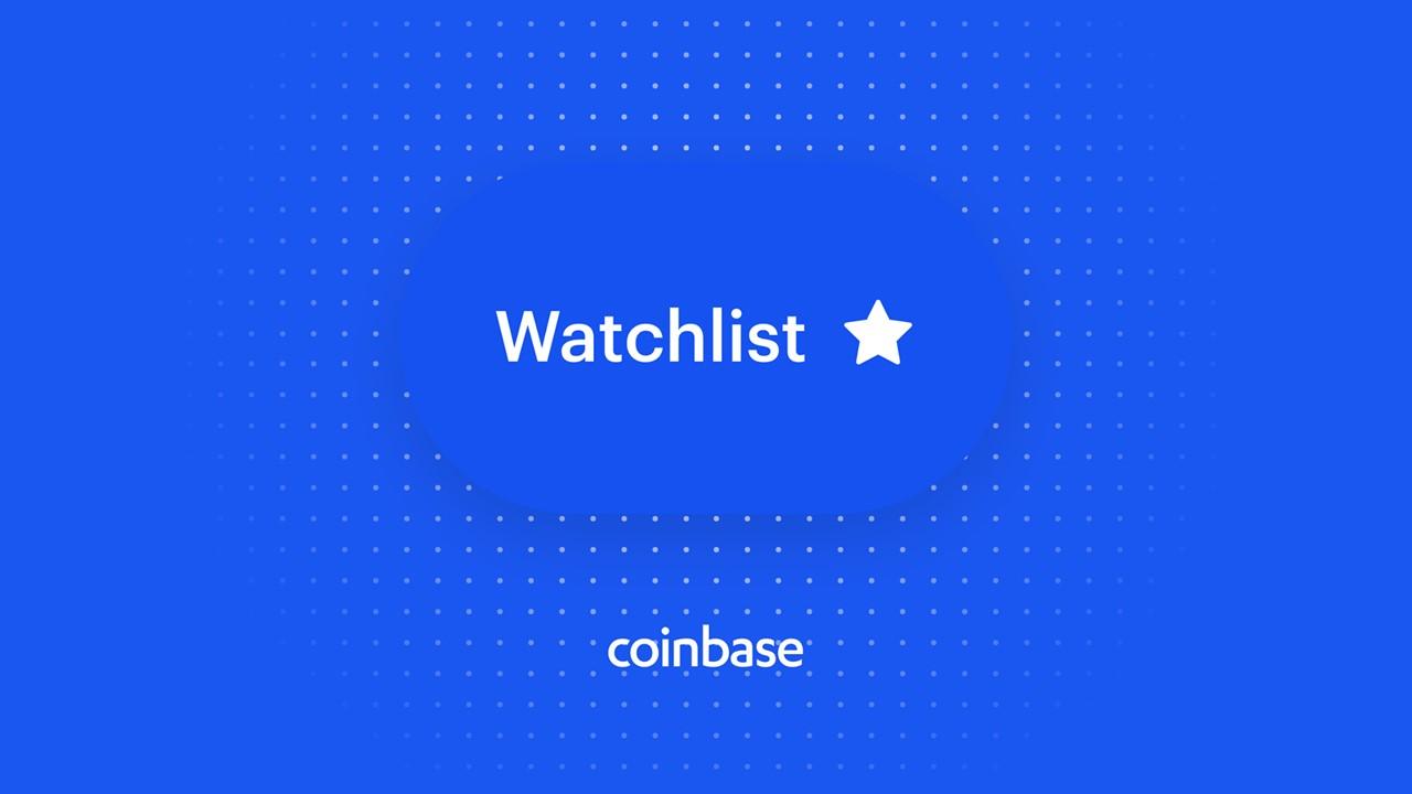 Coinbase Watchlist banner