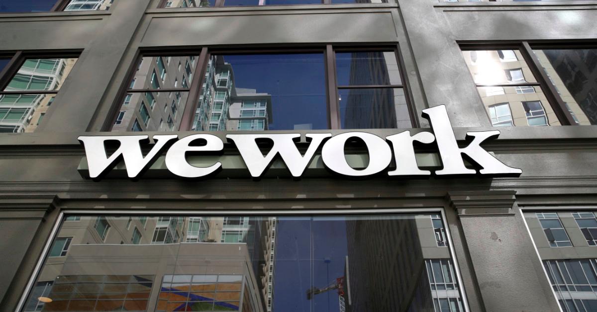 WeWork sign