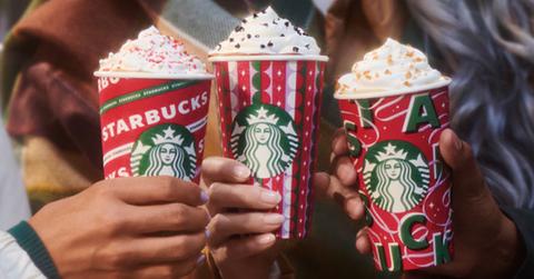 Starbucks red cups