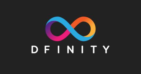 Dfinity logo, developer of Internet Computer coin