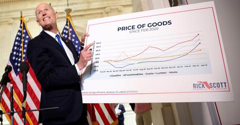 Sen. Rick Scott (R-FL) talking about high inflation