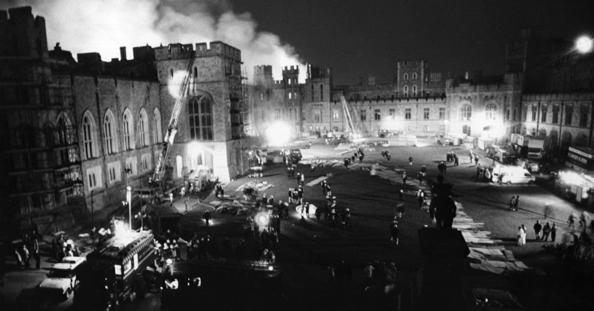 The fire at Windsor Castle