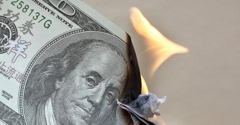 Dollar burning