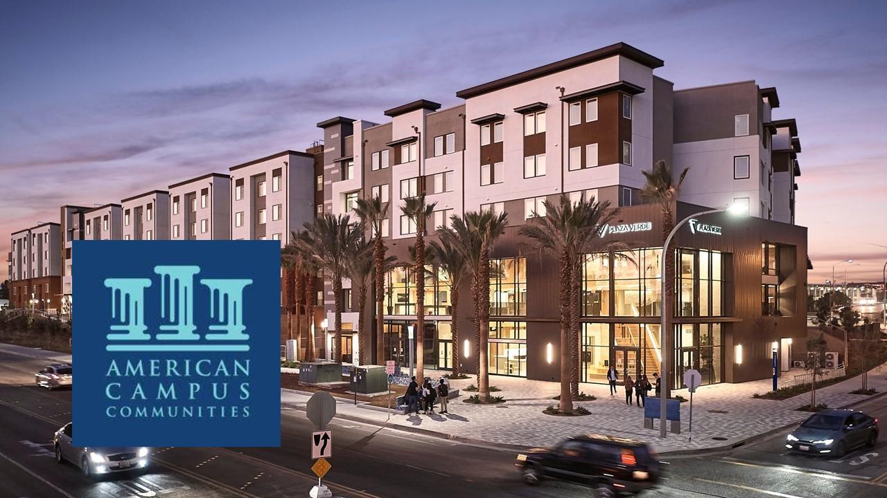 American Campus Communities logo and building