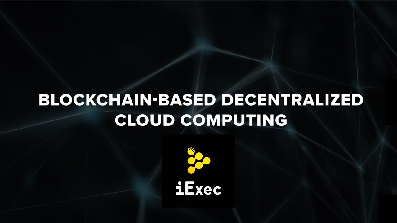 iExec advertisement and logo